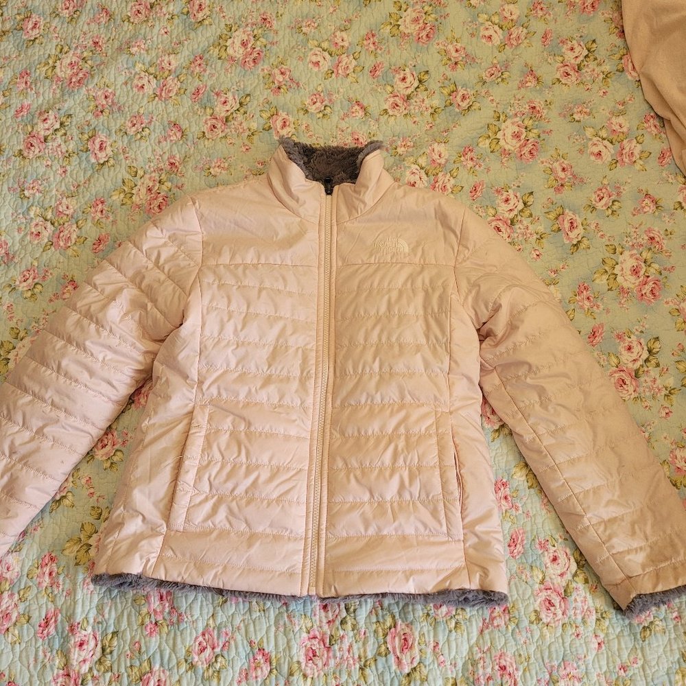 Reversible The North Face Pink Jacket YL 14/16